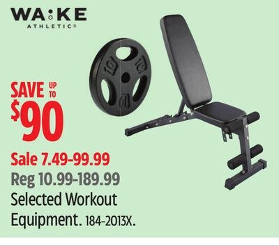 WA:KE Athletic Selected Workout Equipment