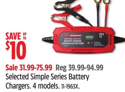 MOTOMASTER Selected Simple Series Battery Charg…