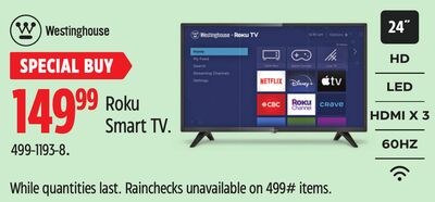 Westinghouse Roku Smart TV
