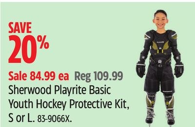 Sherwood Playrite Basic Youth Hockey Protective…
