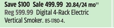 Digital 4-Rack Electric Vertical Smoker