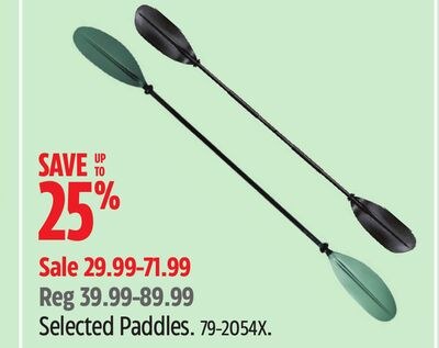 Selected Paddles