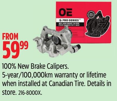 100% New Brake Calipers