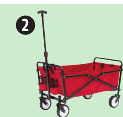 Folding Wagon with Cupholders