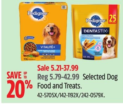 Pedigree Selected Dog Food and Treats