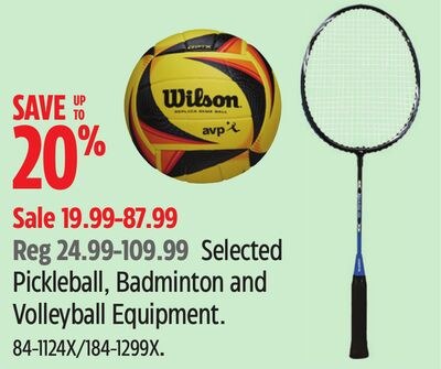 Selected Wilson Pickleball, Badminton and Volle…
