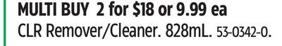 CLR Remover/Cleaner