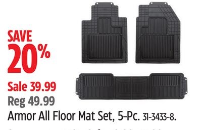 Armor All Floor Mat Set, 5-Pc.