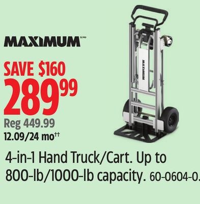 4-in-1 Hand Truck/Cart