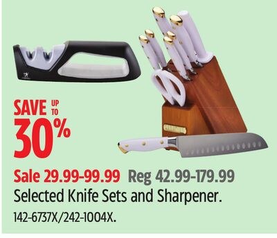 Selected Knife Sets and Sharpener