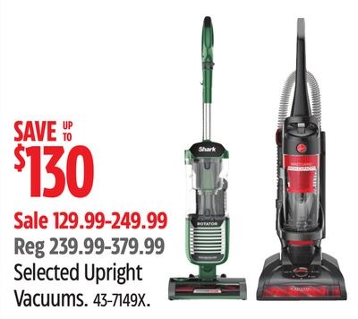 Selected Upright Vacuums