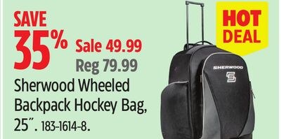 Sherwood Wheeled Backpack Hockey Bag