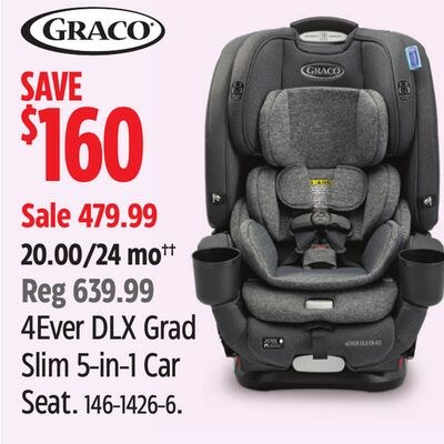 GRACO 4Ever DLX Grad Slim 5-in-1 Car Seat