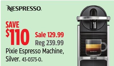 Nespresso Pixie Espresso Machine