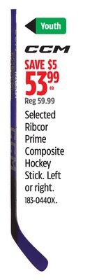 Selected Ribcor Prime Composite Hockey Stick