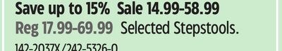 Selected Stepstools