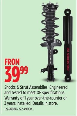 Shocks & Strut Assemblies. Engineered and teste…