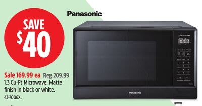 Panasonic 1.3 Cu-Ft Microwave