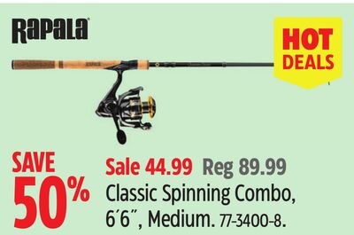 Rapala Classic Spinning Combo