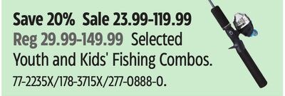 Selected Youth and Kids' Fishing Combos