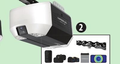 Chamberlain ¾-HP Chain-Drive Garage Door Opener…