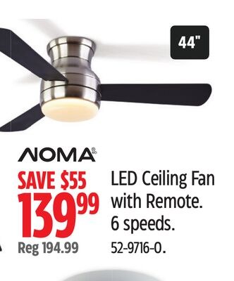 NOMA LED Ceiling Fan with Remote