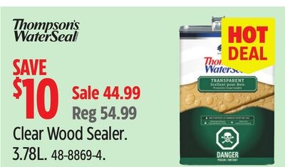Clear Wood Sealer