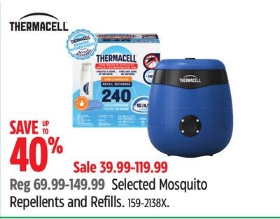 Selected Mosquito Repellents and Refills