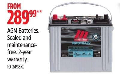 Motomaster AGM Batteries