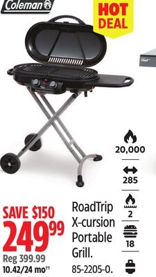 RoadTrip X-cursion Portable Grill