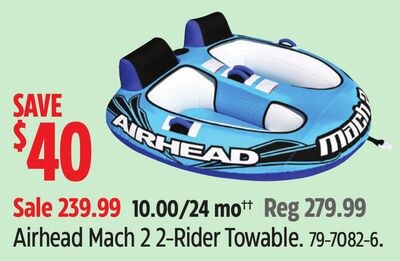 Airhead Mach 2 2-Rider Towable