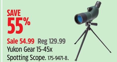 Yukon Gear 15-45x Spotting Scope