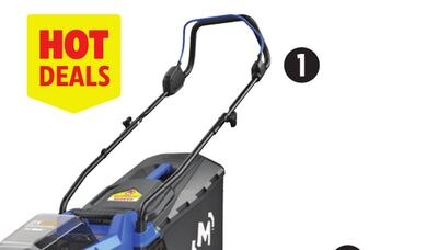 2 x 20V Brushless Lawn Mower, 14" with 2 x 4Ah …