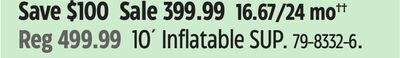 10` Inflatable SUP