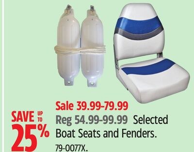 Selected Boat Seats and Fenders