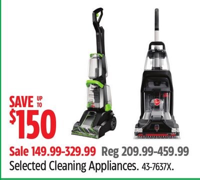 Selected Cleaning Appliances