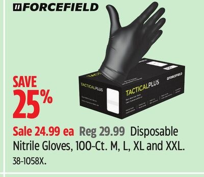 FORCEFIELD Disposable Nitrile Gloves
