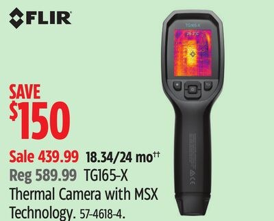 FLIR TG165-X Thermal Camera with MSX Technology