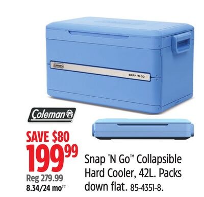 Coleman Snap 'N Go™ Collapsible Hard Cooler