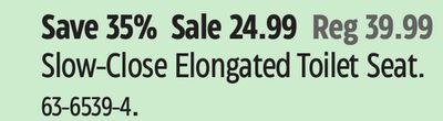 Slow-Close Elongated Toilet Seat