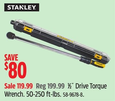 1⁄2˝ Drive Torque Wrench