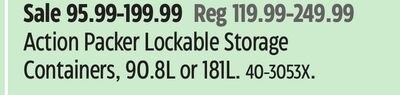 Action Packer Lockable Storage Containers