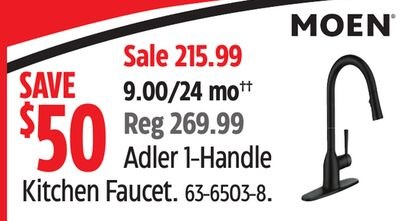 MOEN Adler 1-Handle Kitchen Faucet