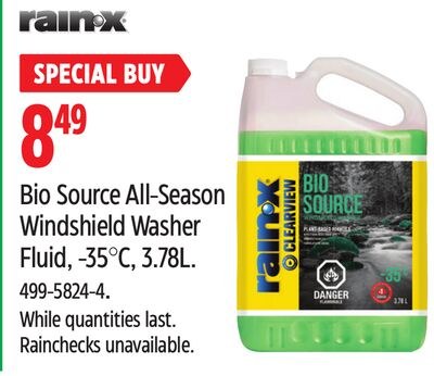 Bio Source All-Season Windshield Washer Fluid, …
