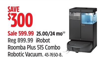 iRobot Roomba Plus 515 Combo Robotic Vacuum