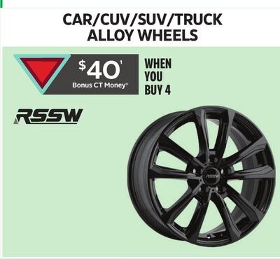 CAR/CUV/SUV/TRUCK ALLOY WHEELS