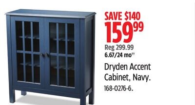 Dryden Accent Cabinet, Navy