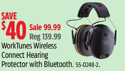 3M WorkTunes Wireless Connect Hearing Protector…