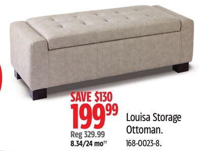 Louisa Storage Ottoman