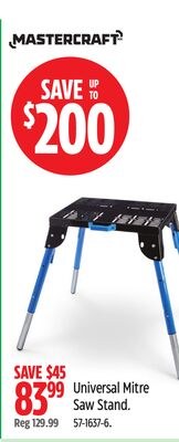 Mastercraft Universal Mitre Saw Stand